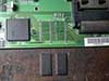 Alesis QS7.1 main board showing the two 64M-bit sample ROMs....