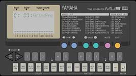 Yamaha MU5 Tone Generator in MAME
